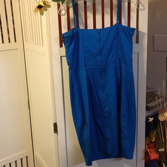 Bisou Bisou Blue Beaded Top Dress - Picture 5 of 8